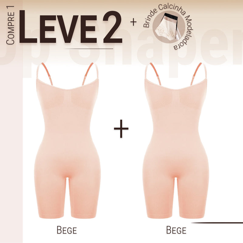 Body Modelador - Up Shaper - Compre 1 Leve 2 + Brinde Calcinha Modeladora